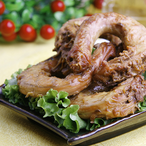 Spicy chicken neck