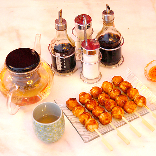 Meatball skewers